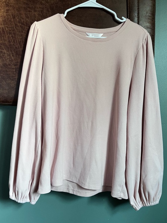 LC Lauren Conrad Tops - LC Lauren Conrad Dusty Rose Ribbed Knit Top
